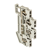 Колодка клеммная самозажимная двойная JXB-ST-4 32А серая EKF PROxima в Чите