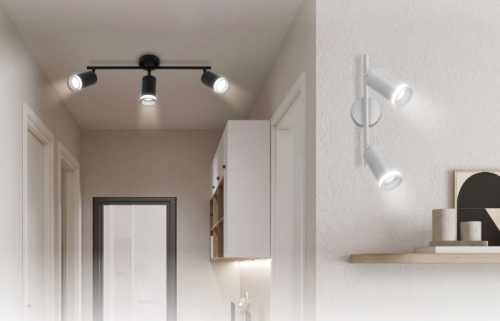 Светильники под лампу GU10 серии НПБ СПОТ НА ШТАНГЕ