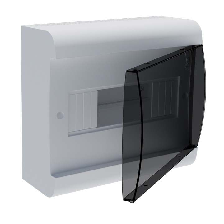 Щит распределительный навесной пластиковый ЩРН-П-8 "SlimBox" 191х198х94 IP41 EKF PROxima в Чите