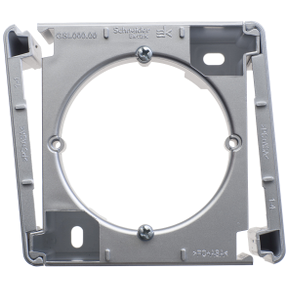 Коробка накладная одинарная Glossa SE алюминий в Чите