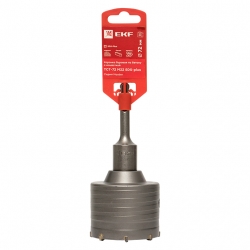 Коронка буровая по бетону с оснасткой TCT-72 М22 SDS-plus EKF Master в Чите