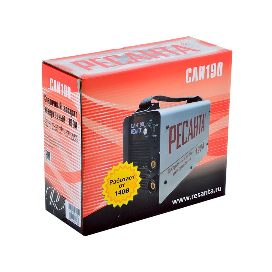 Сварочный аппарат инверторный САИ-190 Ресанта в Чите
