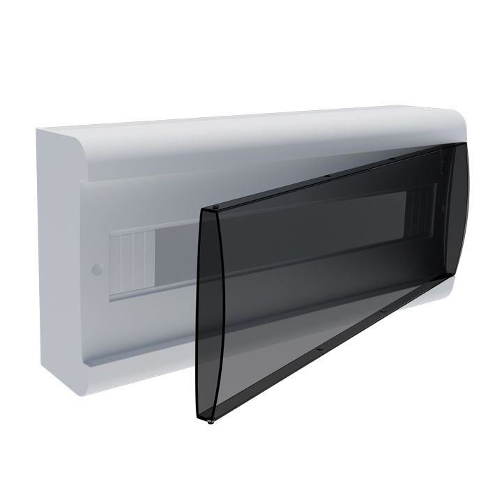 Щит распределительный навесной пластиковый ЩРН-П-18 "SlimBox" 369х197х95 IP41 EKF PROxima в Чите