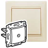 Розетка телевизионная VALENA Legrand крем в Чите