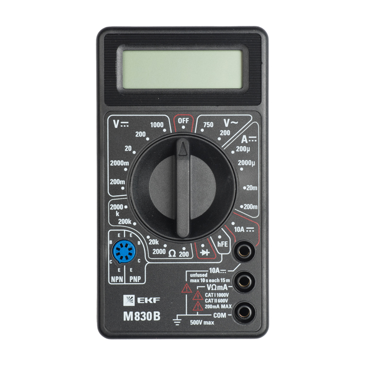 Мультиметр цифровой M830B EKF Master в Чите