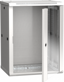 ITK Шкаф LINEA W 15U 600x600 мм дверь стекло, RAL7035 в Чите