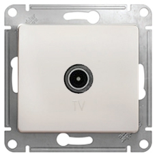 Розетка телевизионная Glossa SE перламутр в Чите