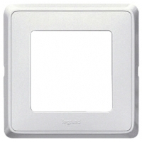Рамка одинарная CARIVA Legrand белая в Чите