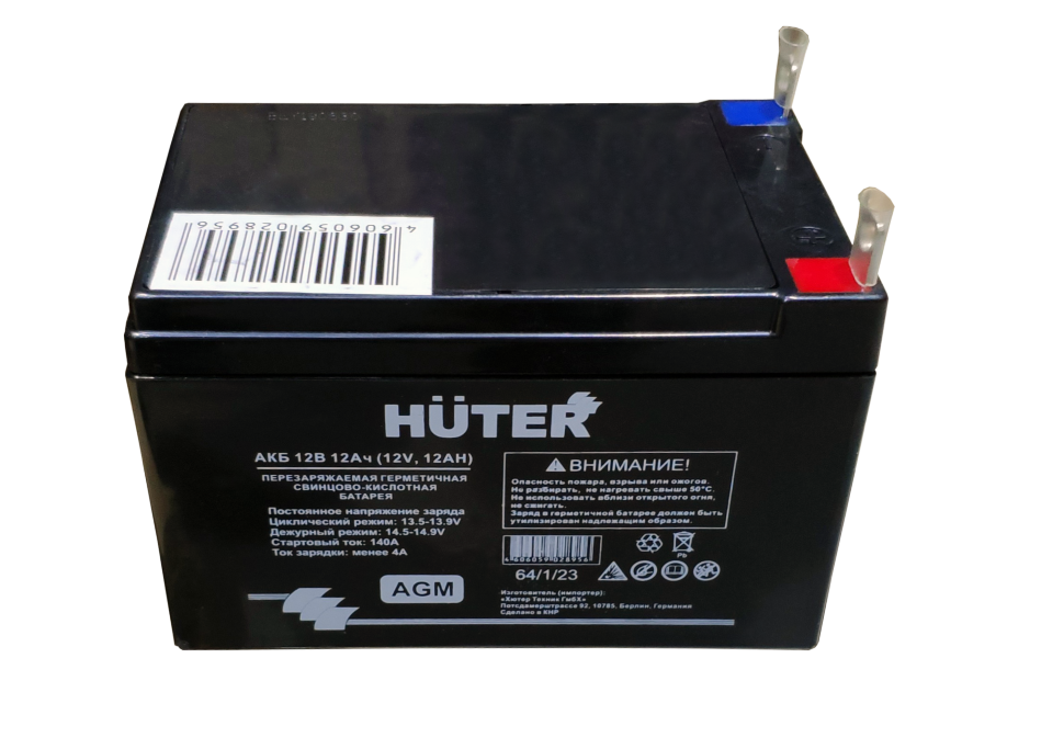 АКБ 12В 12Ач Huter в Чите
