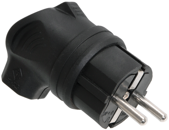 Вилка ОМЕГА IEK ВБу3-1-0м с боковым вводом IP44 в Чите