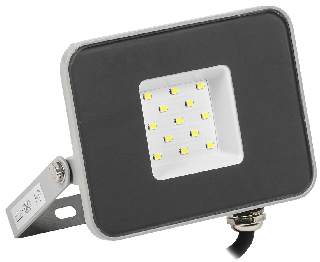 Прожектор СДО 07-10 светодиодный серый IP65 IEK в Чите
