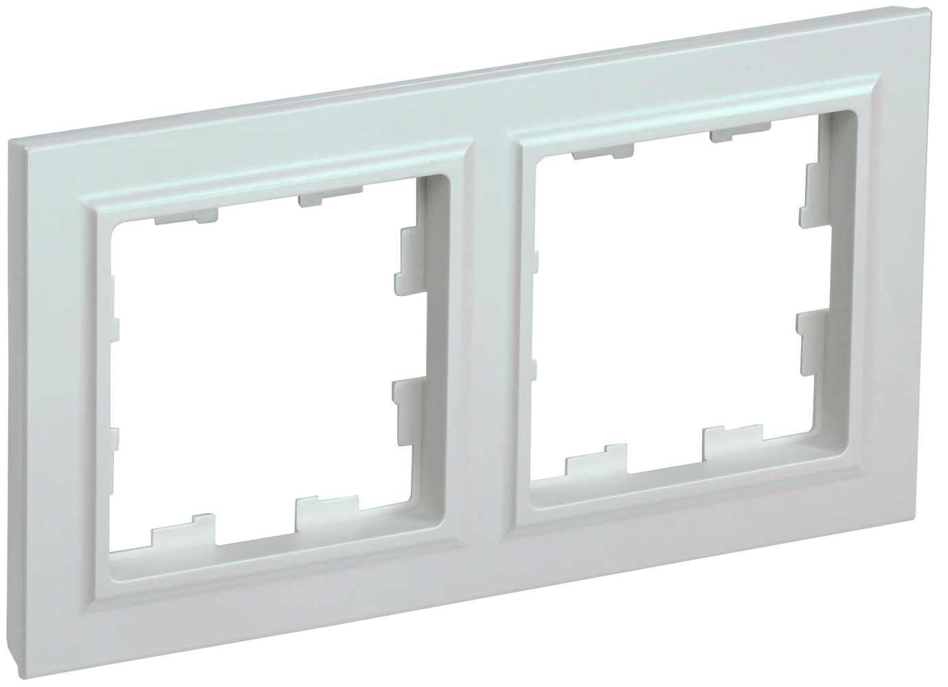 Рамка двойная BRITE IEK жемчуг в Чите