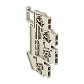 Колодка клеммная самозажимная двойная JXB-ST-1.5 17.5А серая EKF PROxima в Чите