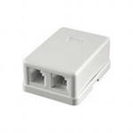 Розетка телефонная 2 евровхода в Чите