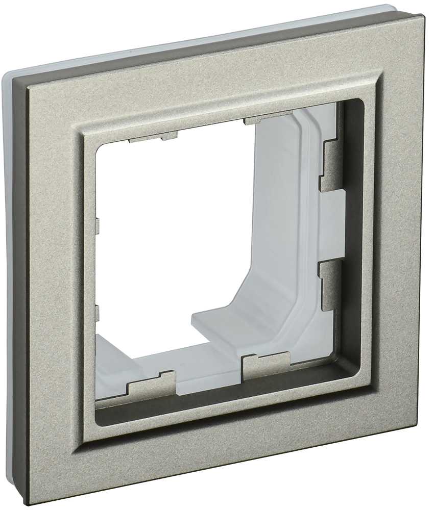 Рамка одинарная IP44 BRITE IEK шампань в Чите