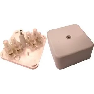 Коробка распределительная О/П с контактной группой МРК 75х75х20 мм в Чите