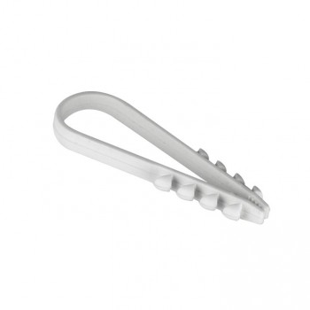 Дюбель-хомут 11-18 мм для круглого кабеля белый (упак. 100шт) EKF в Чите