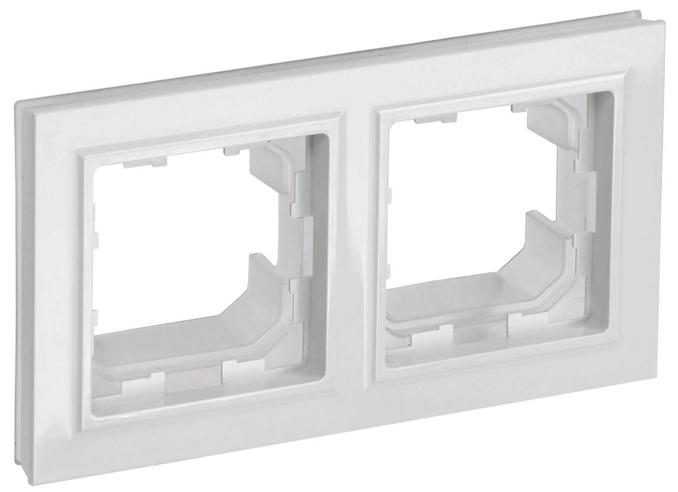 Рамка двойная IP44 BRITE IEK белая в Чите