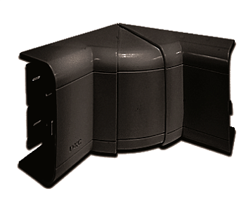 Угол внутренний 110х50 мм, изменяемый черный DKC в Чите