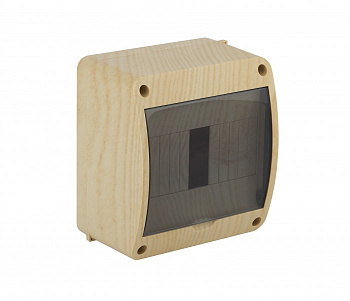 Щит распределительный навесной пластиковый ЩРН-П-6 модулей 140х125х85мм IP40 сосна в Чите