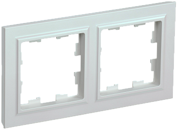 Рамка двойная BRITE IEK жемчуг в Чите