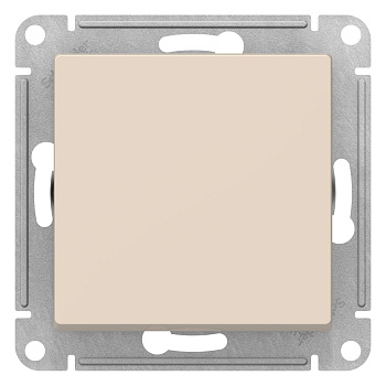 Выключатель одноклавишный AtlasDesign SE бежевый в Чите