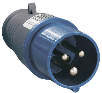 Вилка 013 2Р+РЕ 16А 220В IP44 IEK в Чите