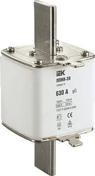 Плавкая вставка предохранителя ППНИ-39, габарит 3, 630АIEK в Чите