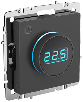 Термостат электронный с индикацией BRITE графит IEK в Чите