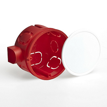 Коробка установочная для скрытой установки d=65 с крышкой в Чите