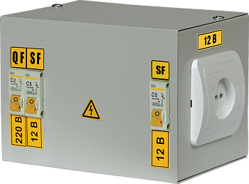 Ящик с понижающим трансформатором ЯТП-0,25 400/36-3 36 УХЛ4 IP30 IEK в Чите
