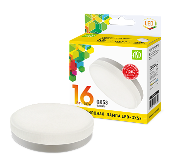 Лампа светодиодная LED-GX53-standard 16Вт 230В 3000К 1440Лм ASD в Чите