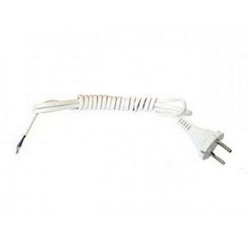 Шнур с вилкой ШВВП-ВП 2х0,75 5 м белый в Чите