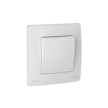 Переключатель одноклавишный  IP44 BLANCA SE белый в Чите
