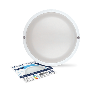 Светильник светодиодный герметичный СПП МД-2565-КРУГ 25Вт 6500К 2250Лм с микроволн датчиком IP65 175мм NEOX в Чите