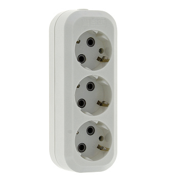 Колодка 3 места 16А 3,5кВт с/з Эксперт EKF PROxima в Чите