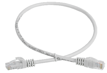 Коммутационный шнур (патч-корд), катигории 5Е UTP 3м серый GENERICA в Чите