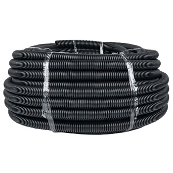 Труба гофрированная ПНД 32 Plast с зондом черная (50м) EKF PROxima в Чите