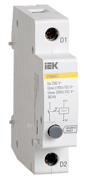 Расцепитель минимального и максимального напряжения РММ-47 новая серия на DIN-рейку IEK в Чите