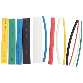 Термоусаживаемые трубки MULTICOLOR 2:1 (13шт.) REXANT в Чите