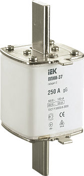 Плавкая вставка предохранителя ППНИ-37, габарит 2, 250А IEK в Чите