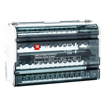 Шина нулевая в корпусе (4х15) EKF PROxima в Чите