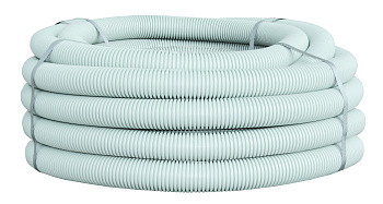 Труба гофрированная ПВХ Plast с зондом d63мм (15м) EKF в Чите