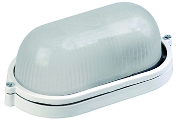 Светильник НПП1401 белый/овал 60Вт IP54 IEK в Чите