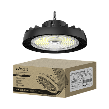 Светильник складской светодиодный UHB-LEVEL 240PA3C-SB-BL 100-277В 240/200/150Вт 175Лм/Вт 3CCT 5лет IP66 NEOX в Чите