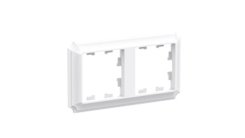 Рамка двухместная AtlasDesign SE Antique лотос в Чите