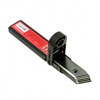 Набор сменных лезвий 18 мм СМ-60 (10 шт,вороненные,SK4,7 сегментов) EKF Professional в Чите