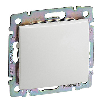 Переключатель одноклавишный VALENA Legrand белый в Чите