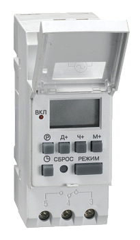 Таймер ТЭ15 цифровой 16А 230В на DIN-рейку IEK в Чите