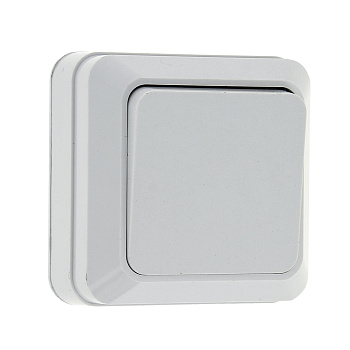 Рим Выключатель 1-клавишный 10А белый EKF в Чите